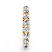 Round Cut Lab Grown Diamond Eternity Band