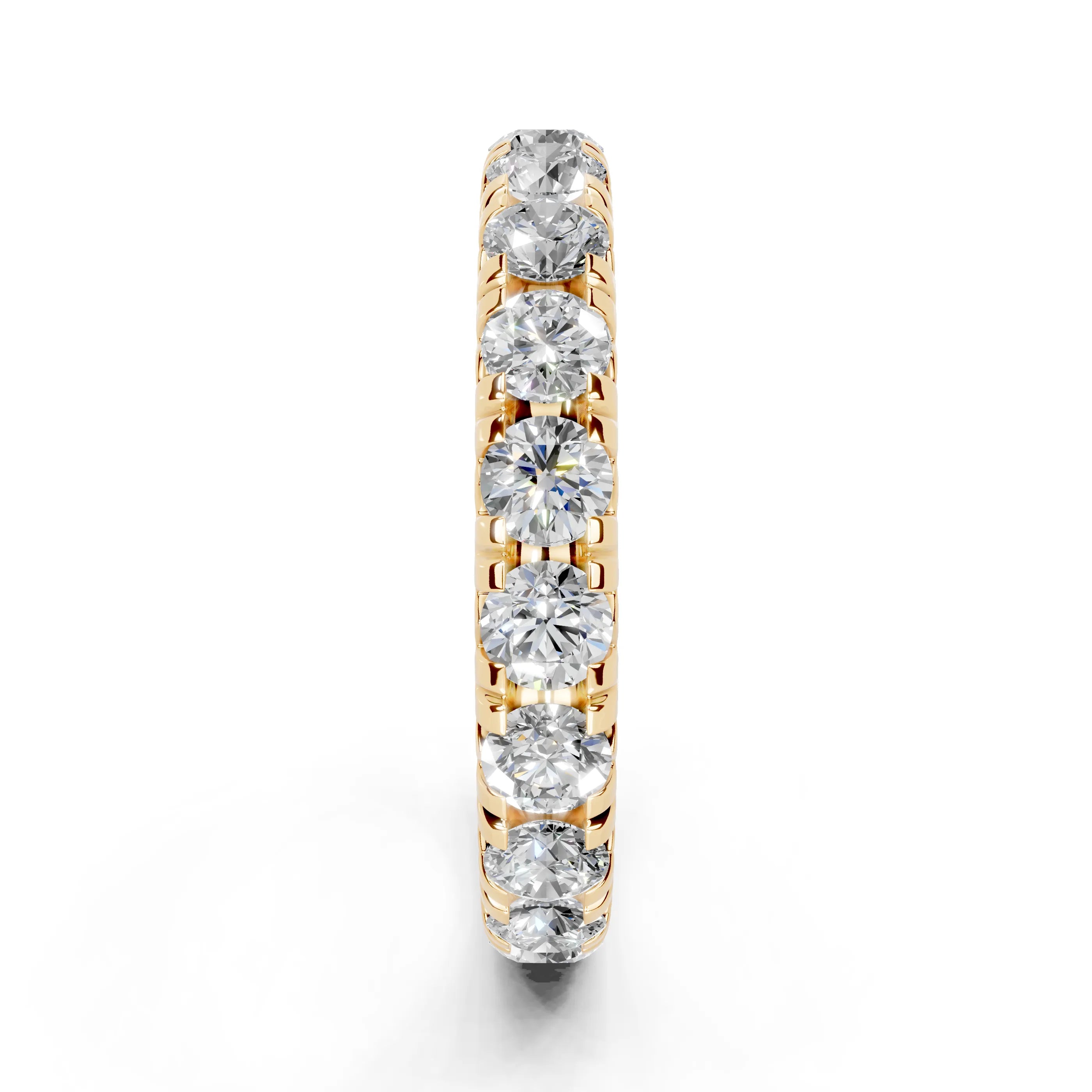 Classic Round Lab-Grown Diamond Eternity Wedding Band