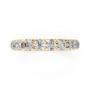 Round Cut Lab Grown Diamond Eternity Band