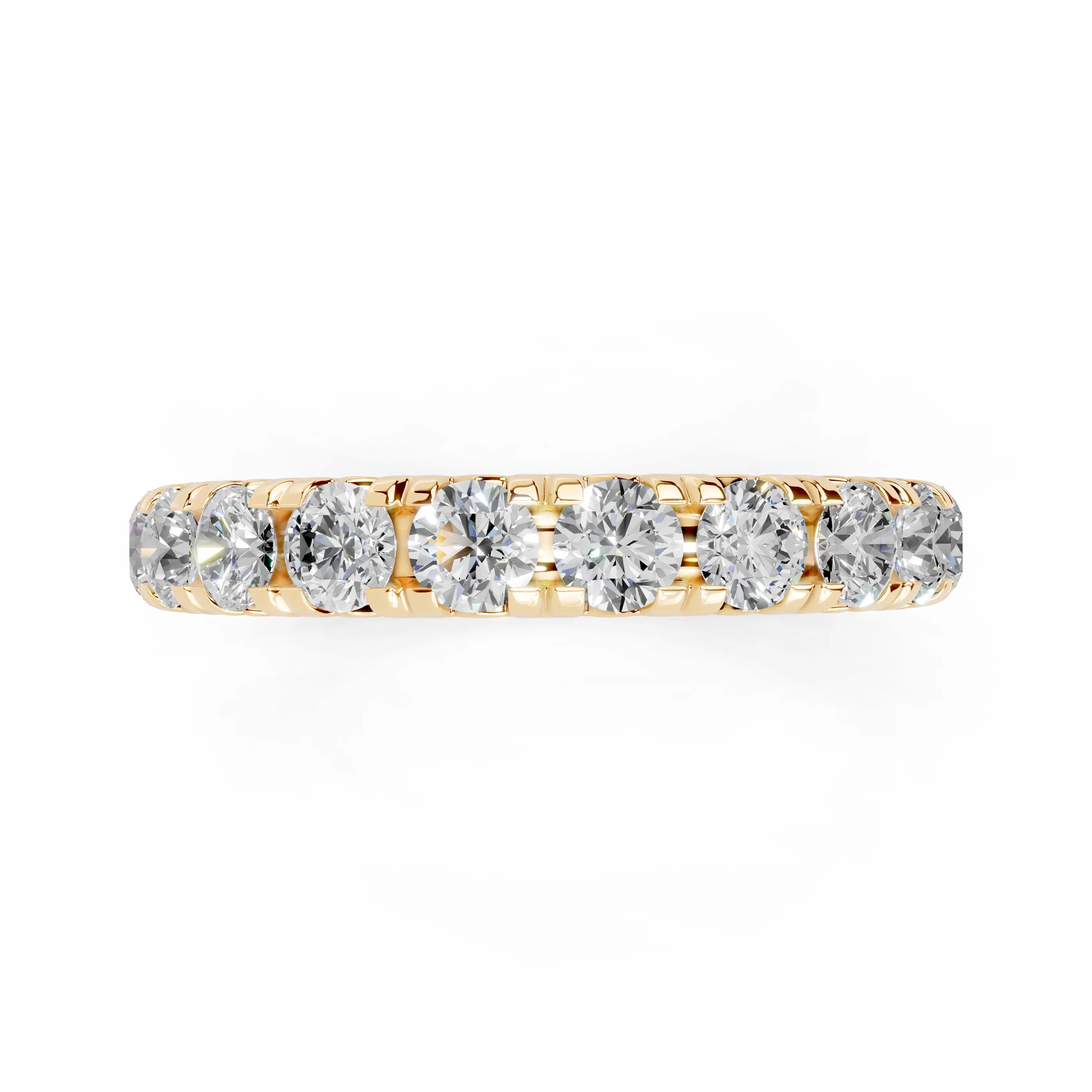 Classic Round Lab-Grown Diamond Eternity Wedding Band