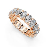 Oval Cut Lab Grown Diamond Eternity Band