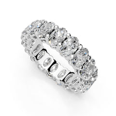 Oval Cut Lab Grown Diamond Eternity Band