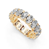 Oval Cut Lab Grown Diamond Eternity Band