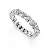 Round Cut Lab Grown Diamond Eternity Band