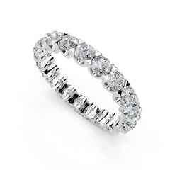 Round Cut Lab Grown Diamond Eternity Band