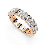 Oval Cut Lab Grown Diamond Eternity Band