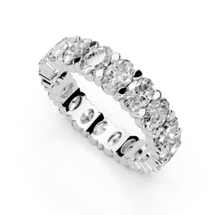 Oval Cut Lab Grown Diamond Eternity Band