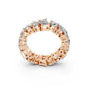 Fancy Shape Lab-Grown Diamond Eternity Wedding Band