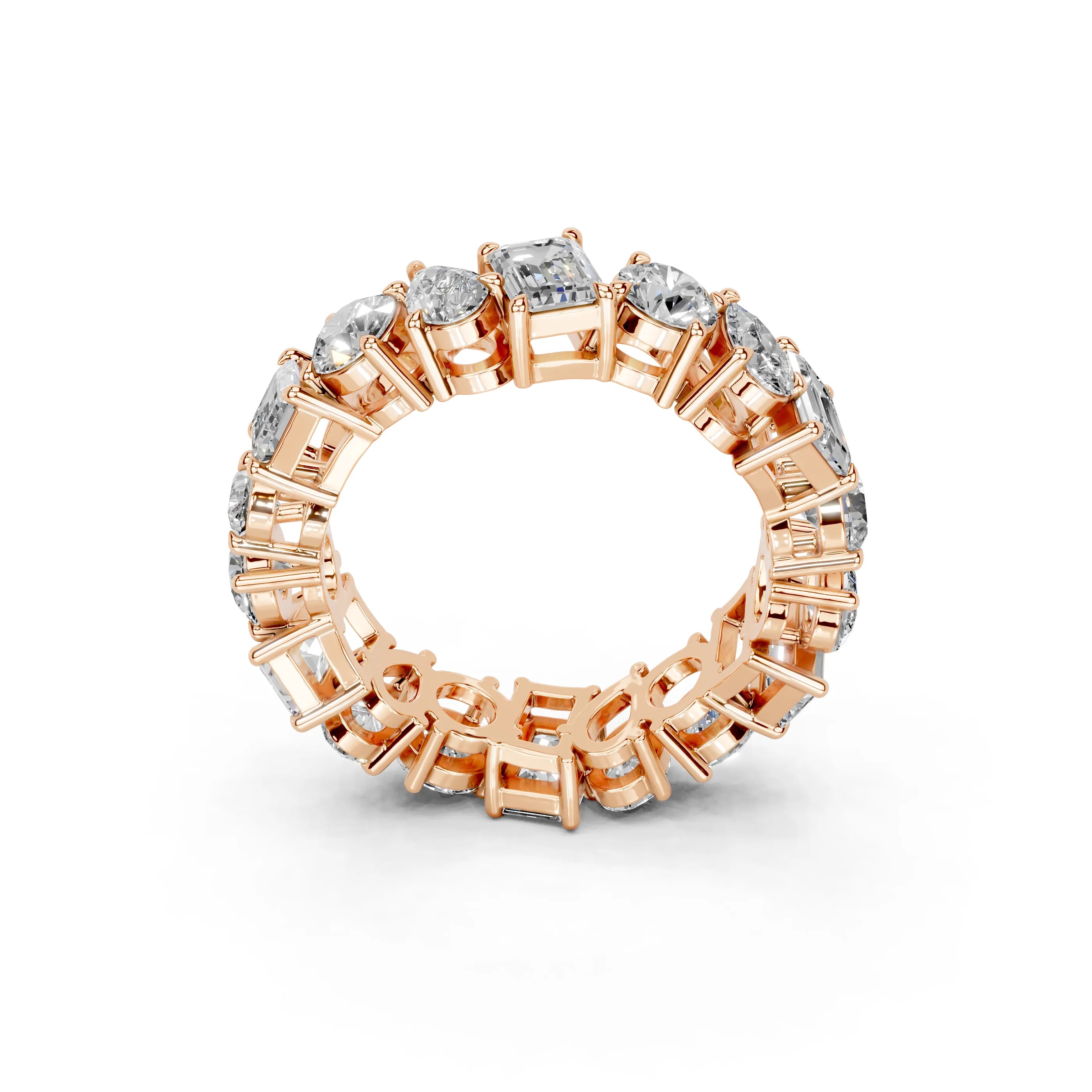 Fancy Shape Lab-Grown Diamond Eternity Wedding Band