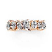 Fancy Shape Lab-Grown Diamond Eternity Wedding Band