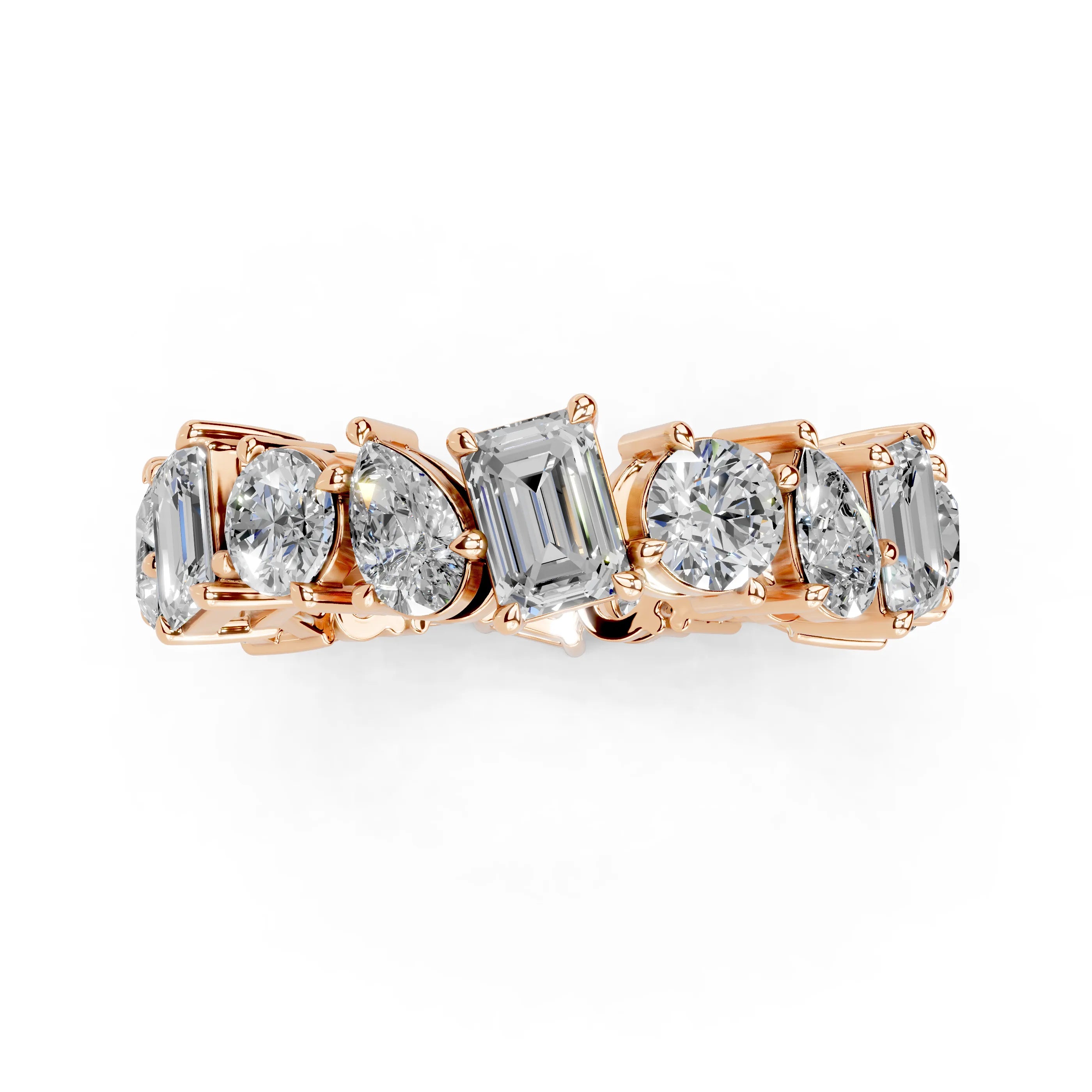 Fancy Shape Lab-Grown Diamond Eternity Wedding Band