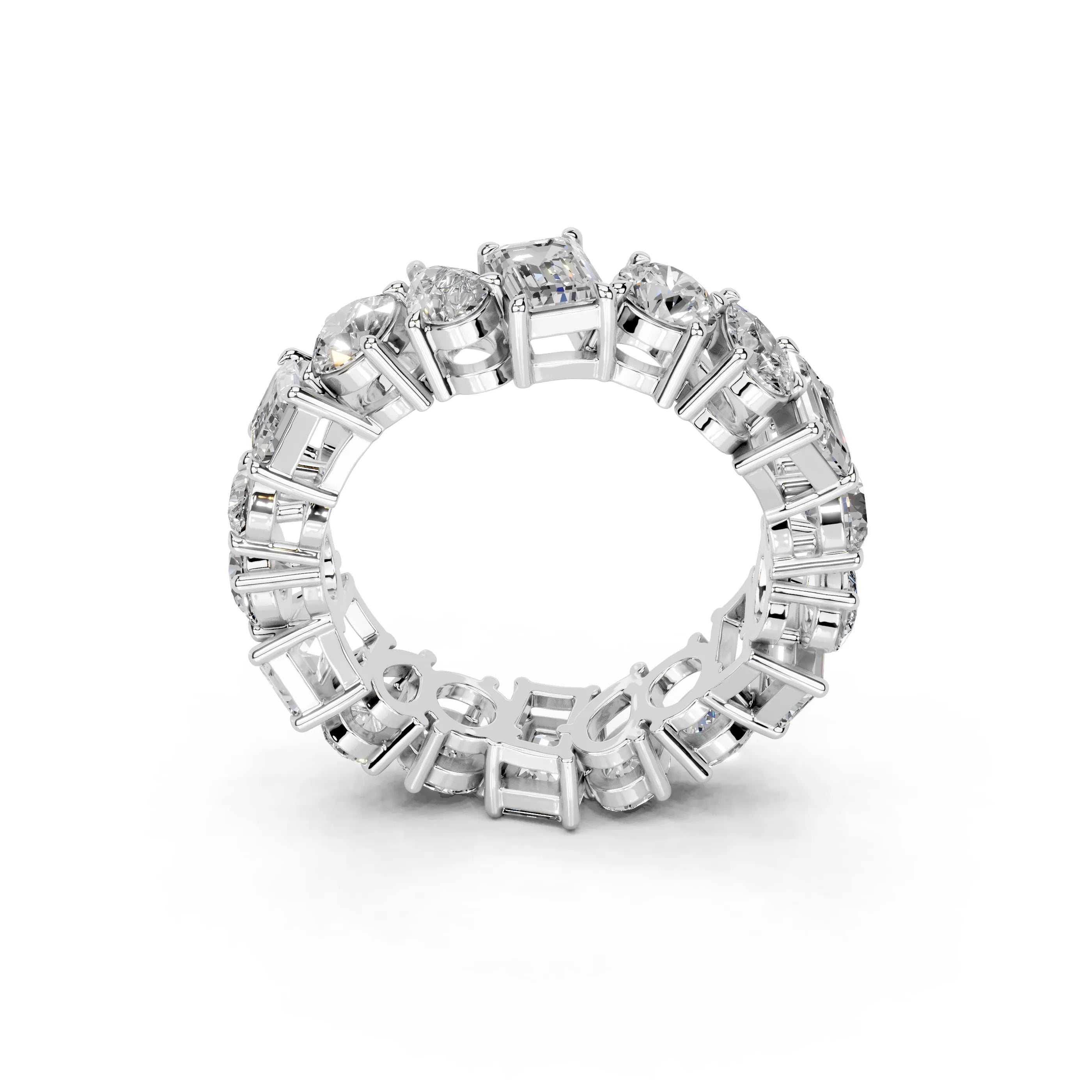 Fancy Shape Lab-Grown Diamond Eternity Wedding Band