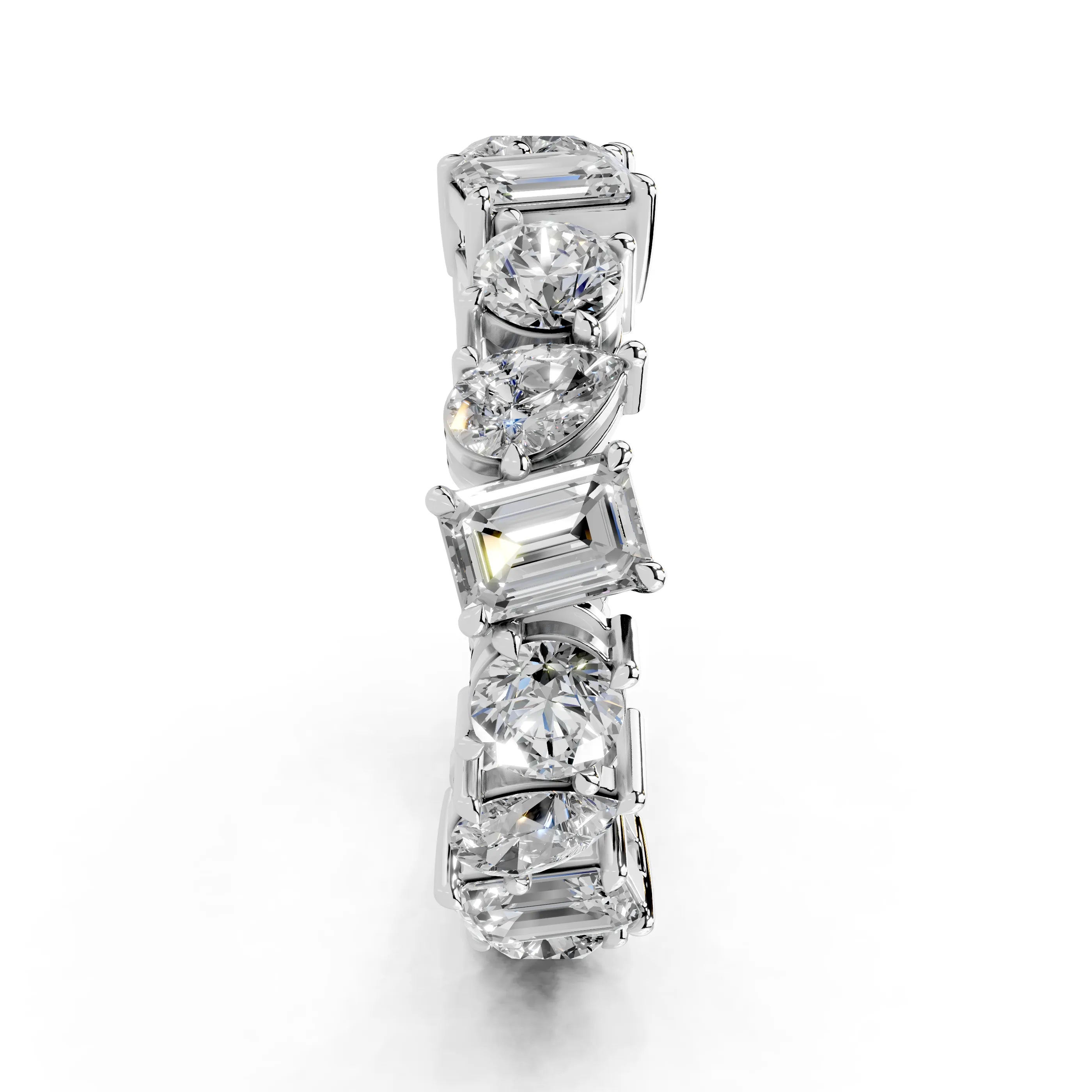 Fancy Shape Lab-Grown Diamond Eternity Wedding Band