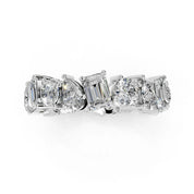 Fancy Shape Lab-Grown Diamond Eternity Wedding Band