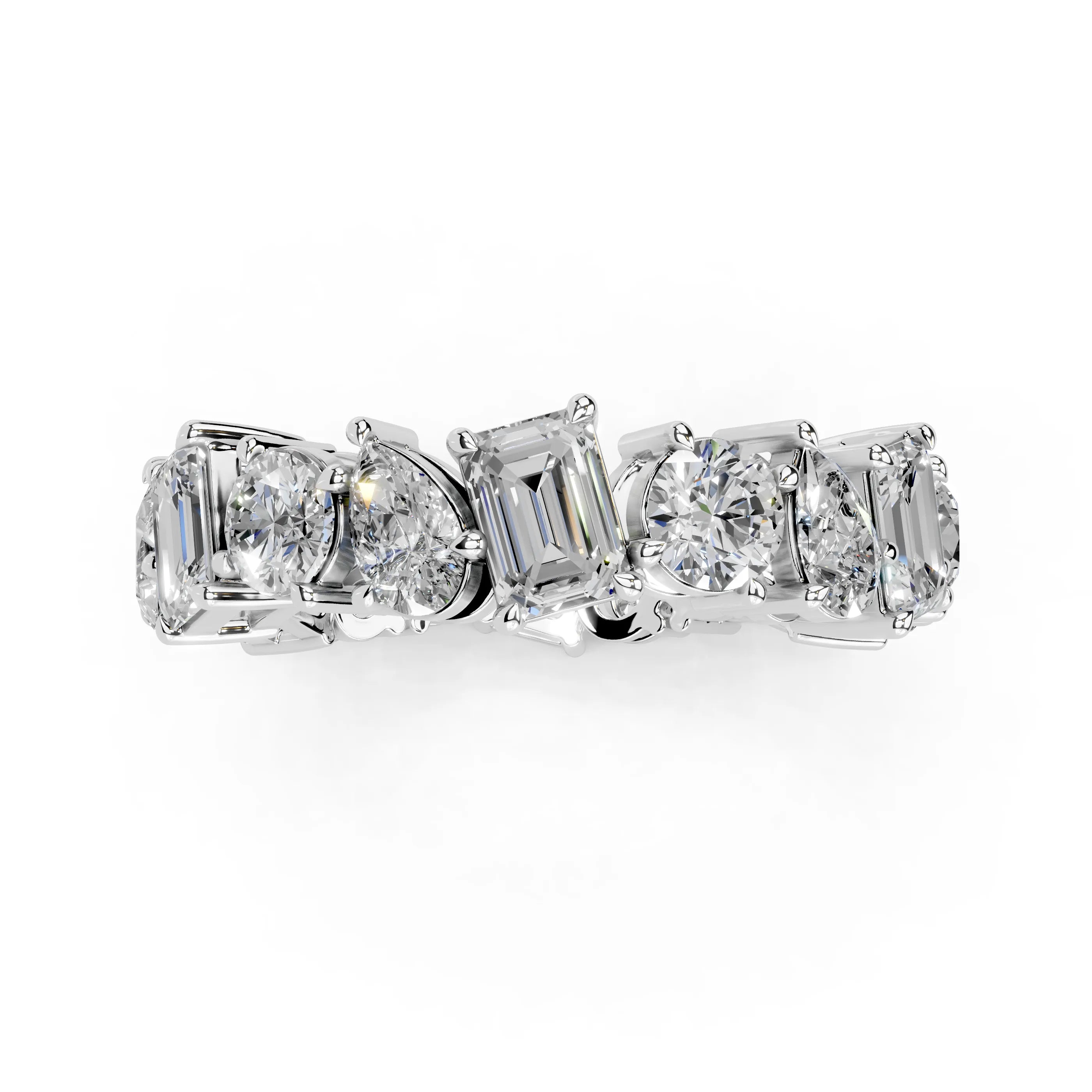 Fancy Shape Lab-Grown Diamond Eternity Wedding Band