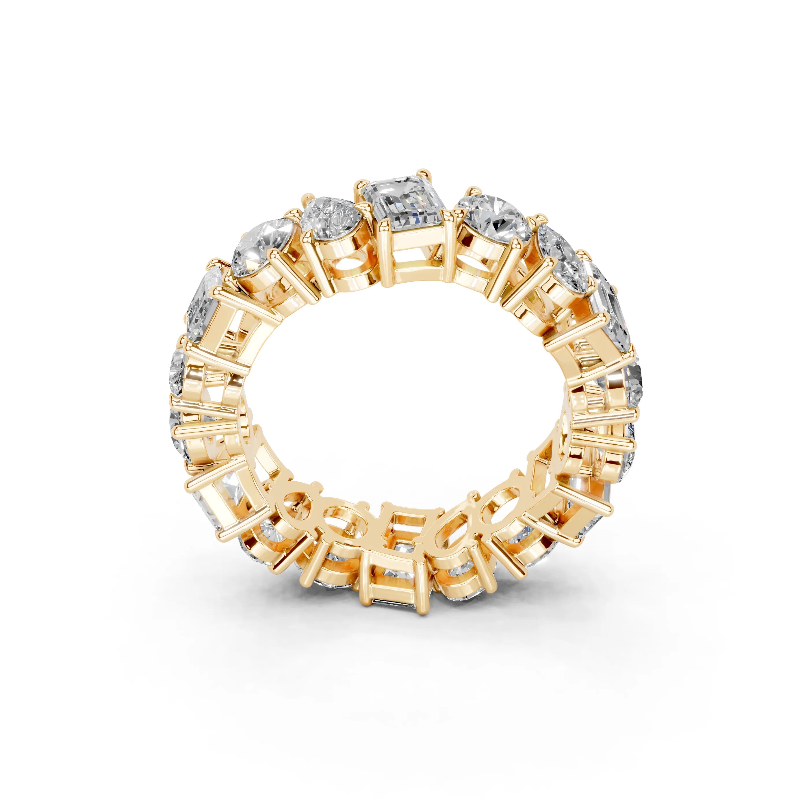 Fancy Shape Lab-Grown Diamond Eternity Wedding Band