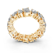 Fancy Shape Lab-Grown Diamond Eternity Wedding Band