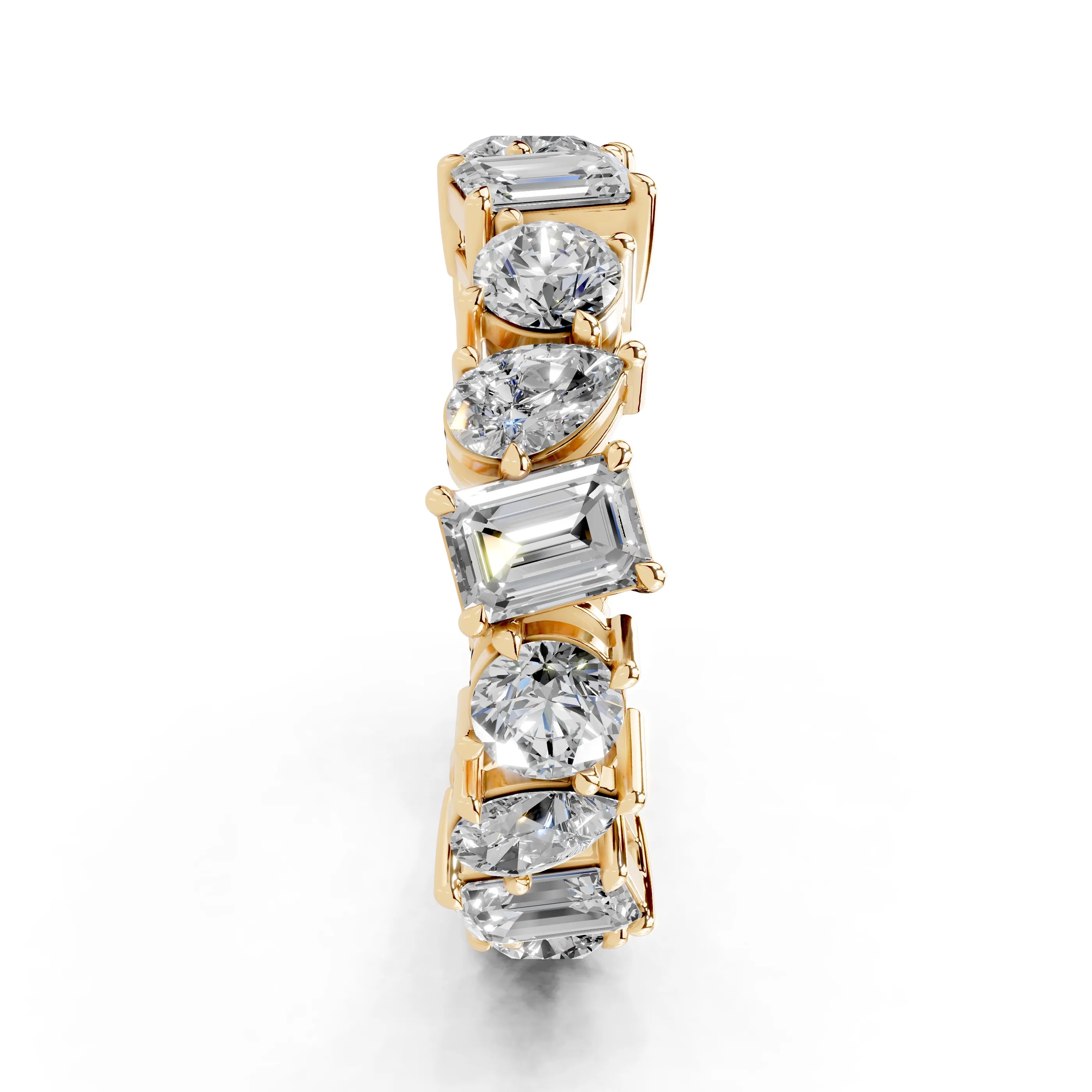 Fancy Shape Lab-Grown Diamond Eternity Wedding Band