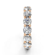 Round Cut Lab Grown Diamond Eternity Band