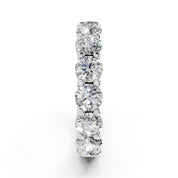 Round Cut Lab Grown Diamond Eternity Band