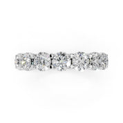 Round Cut Lab Grown Diamond Eternity Band