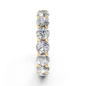 Round Cut Lab Grown Diamond Eternity Band
