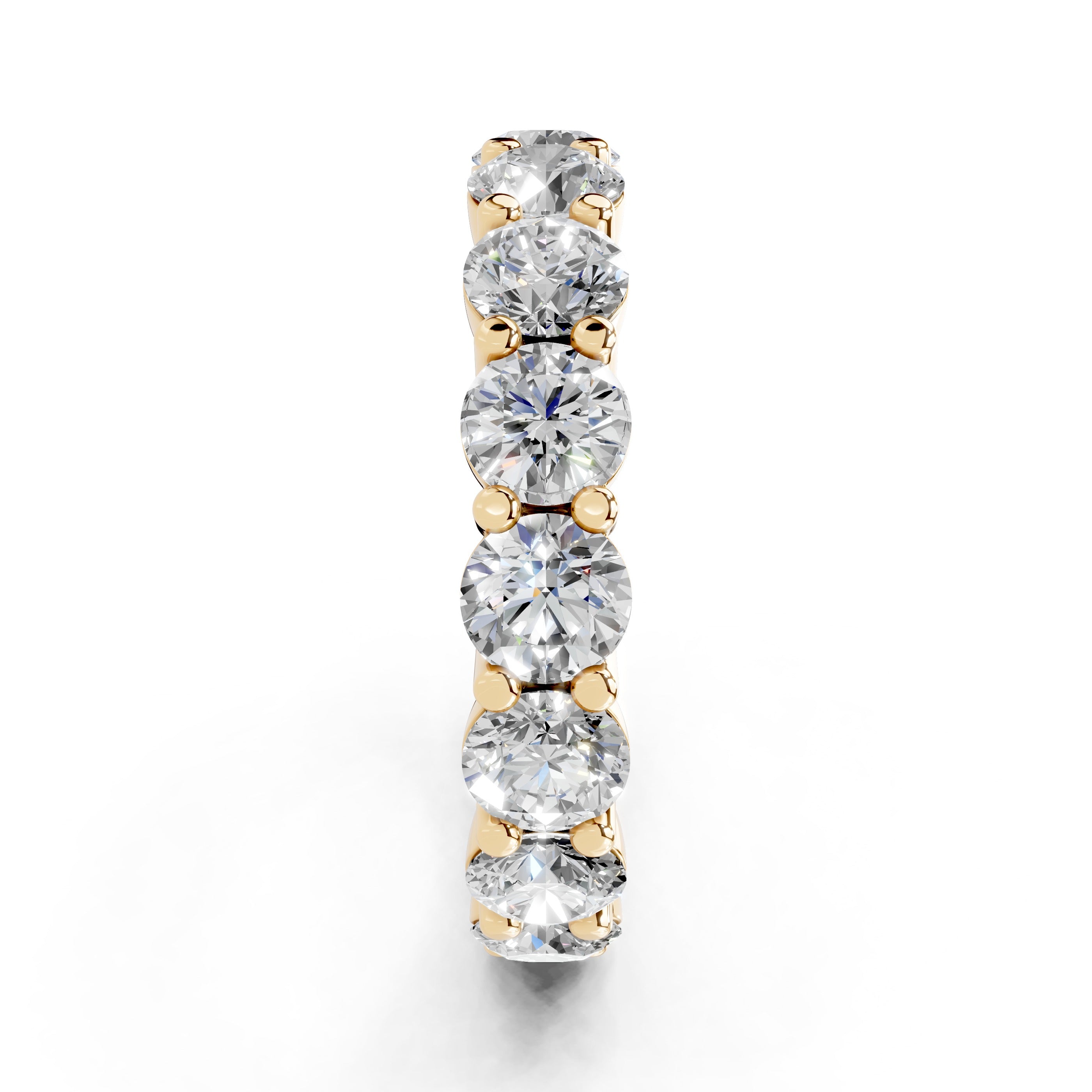 Round Cut Lab Grown Diamond Eternity Band