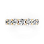Round Cut Lab Grown Diamond Eternity Band