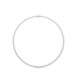 Round Cut Lab Grown Diamond Tennis Necklace