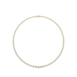 Round Cut Lab Grown Diamond Tennis Necklace