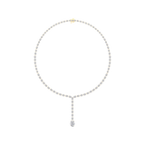 Oval Cut Lab Grown Diamond Tennis Necklace