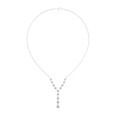 Fancy Round Cut Lab Grown Diamond Fashion Necklace