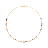 By the yard Round Cut Lab Grown Diamond Necklace