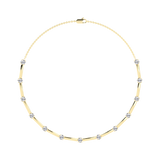 By the yard Round Cut Lab Grown Diamond Necklace