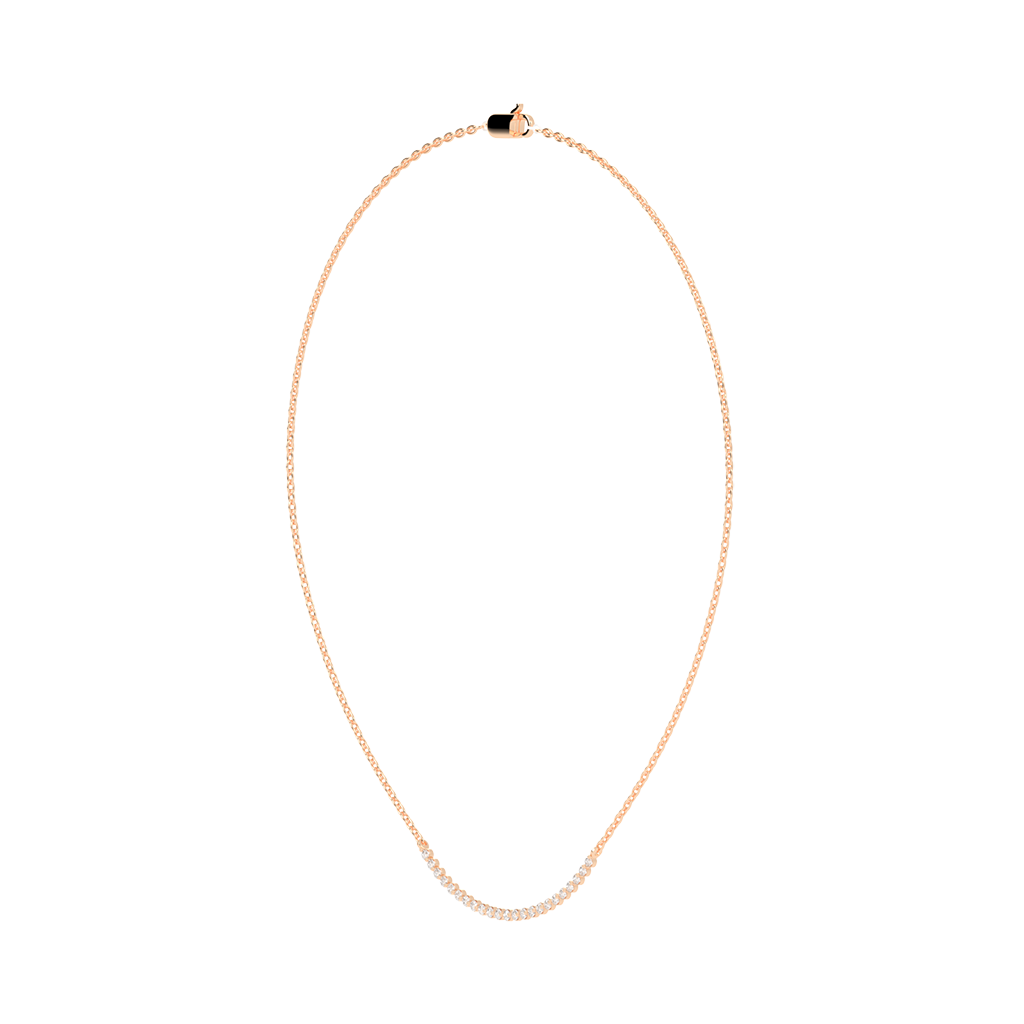 Round Cut  Lab Grown Diamond Necklace