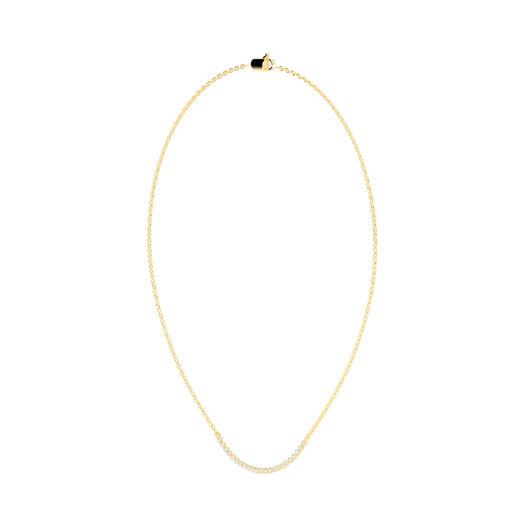 Round Cut  Lab Grown Diamond Necklace