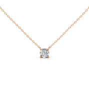 Round Cut Lab-Grown Diamond Solitaire Necklace Pendant
