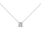 Round Cut Lab-Grown Diamond Solitaire Necklace Pendant