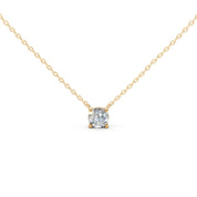 Round Cut Lab-Grown Diamond Solitaire Necklace Pendant