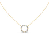 Open Circle Oval and Emerald Cut 3 Cttw Lab Grown Diamond Pendant