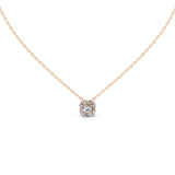 Square Cushion and Pear Cut 1.63 Cttw Lab Grown Diamond Pendant