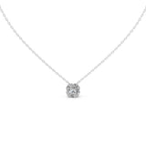 Square Cushion and Pear Cut 1.63 Cttw Lab Grown Diamond Pendant