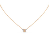 Butterfly Shaped Round Cut 0.24 Cttw Lab Grown Diamond Pendant
