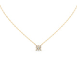 Floral Style Round Cut 0.43 Cttw Lab Grown Diamond Pendant