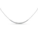 Round cut 1.45 Cttw Lab Grown Diamond Bar Pendant