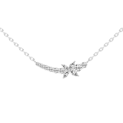 Fancy Marquise and Round Cut 1.26 Cttw Lab Grown Diamond Bar Pendant