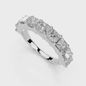 Princess Cut Lab Grown Diamond Anniversary Band