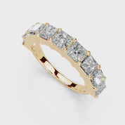 Princess Cut Lab Grown Diamond Anniversary Band