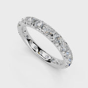 Round Cut Lab Grown Diamond Eternity  Band